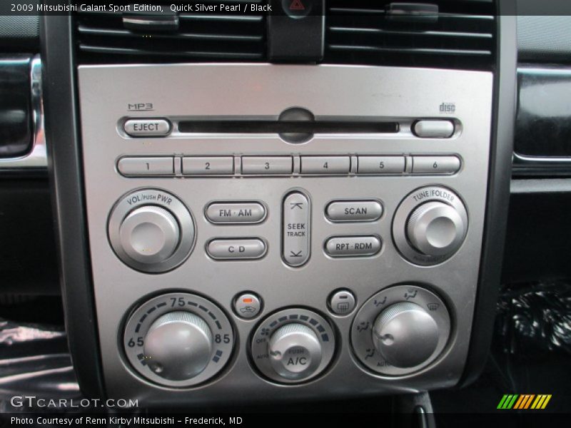 Quick Silver Pearl / Black 2009 Mitsubishi Galant Sport Edition