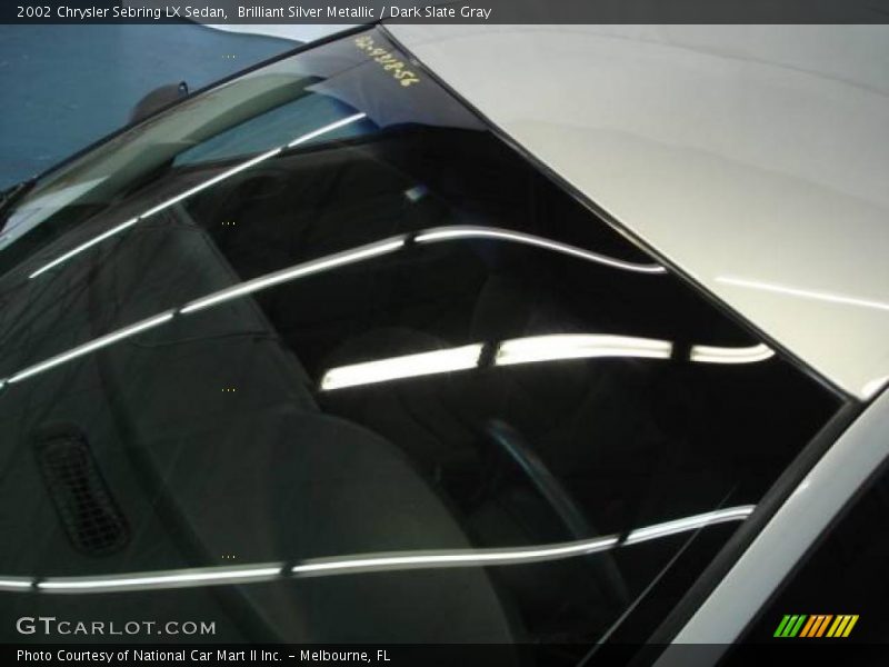 Brilliant Silver Metallic / Dark Slate Gray 2002 Chrysler Sebring LX Sedan