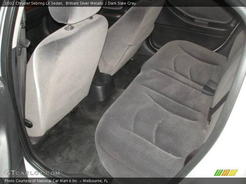Brilliant Silver Metallic / Dark Slate Gray 2002 Chrysler Sebring LX Sedan