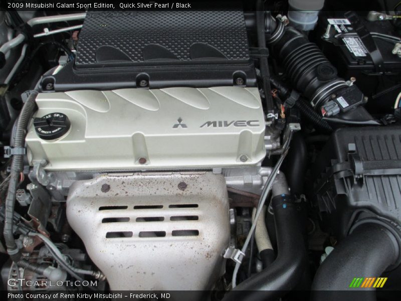 Quick Silver Pearl / Black 2009 Mitsubishi Galant Sport Edition