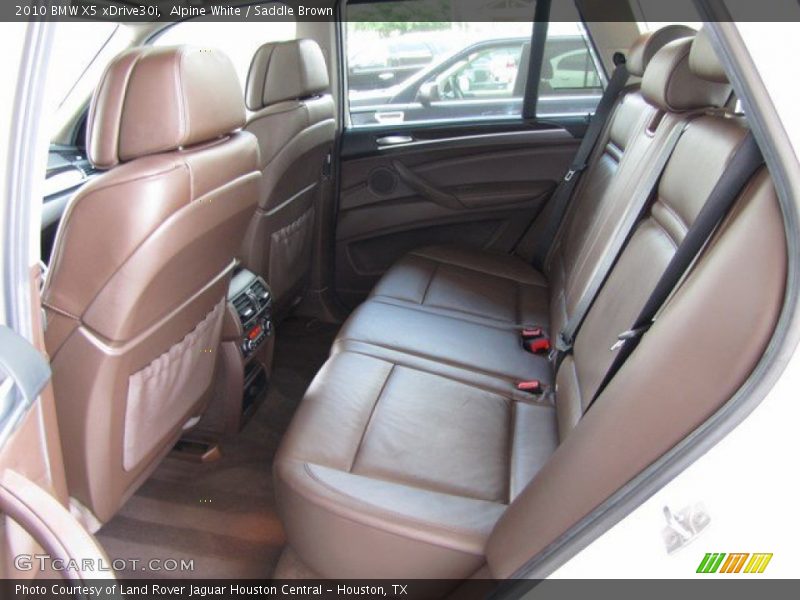 Rear Seat of 2010 X5 xDrive30i