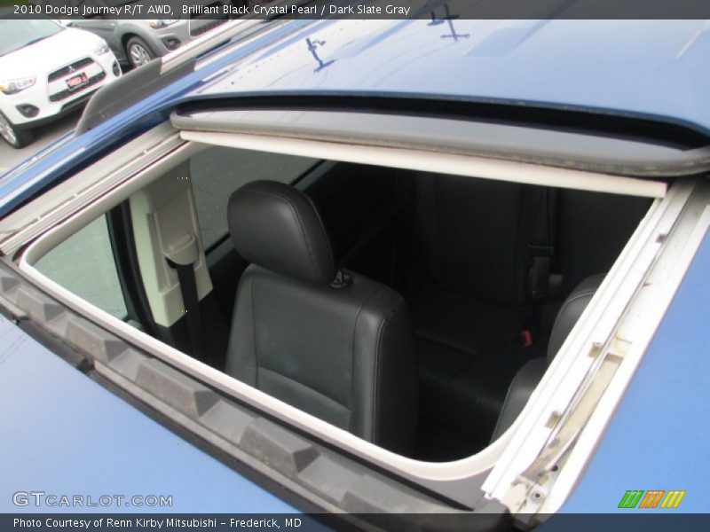 Brilliant Black Crystal Pearl / Dark Slate Gray 2010 Dodge Journey R/T AWD