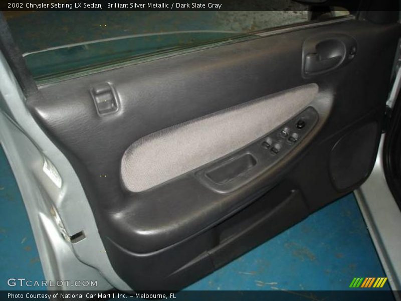 Brilliant Silver Metallic / Dark Slate Gray 2002 Chrysler Sebring LX Sedan