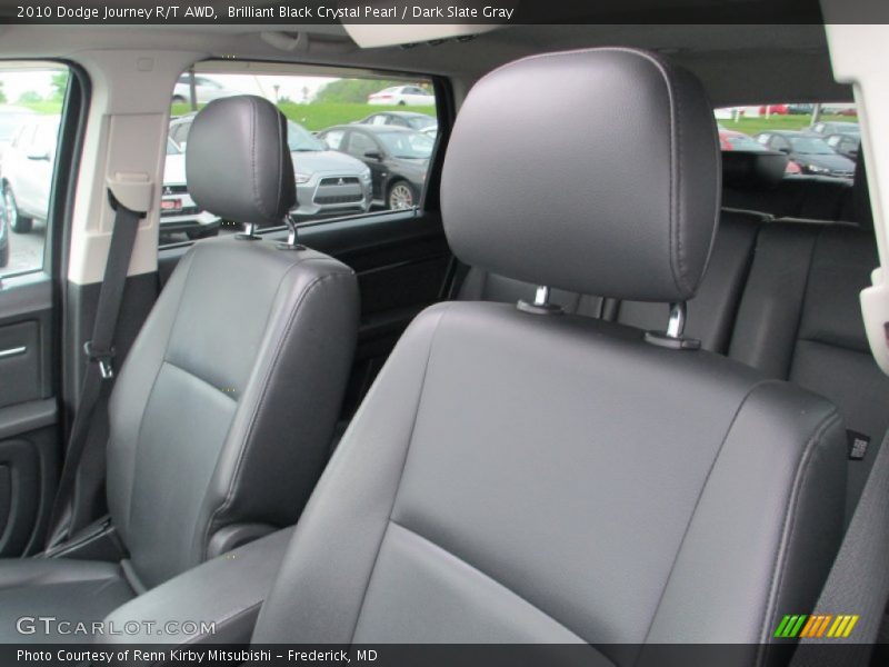 Brilliant Black Crystal Pearl / Dark Slate Gray 2010 Dodge Journey R/T AWD