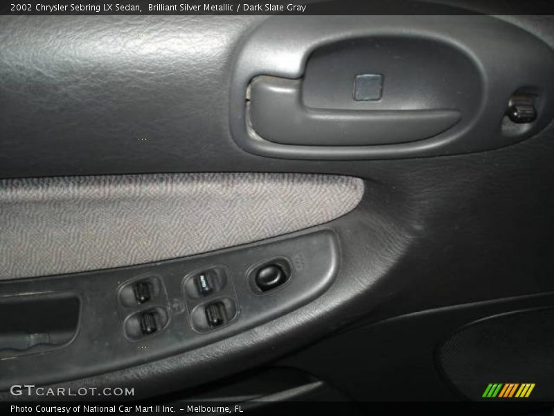 Brilliant Silver Metallic / Dark Slate Gray 2002 Chrysler Sebring LX Sedan