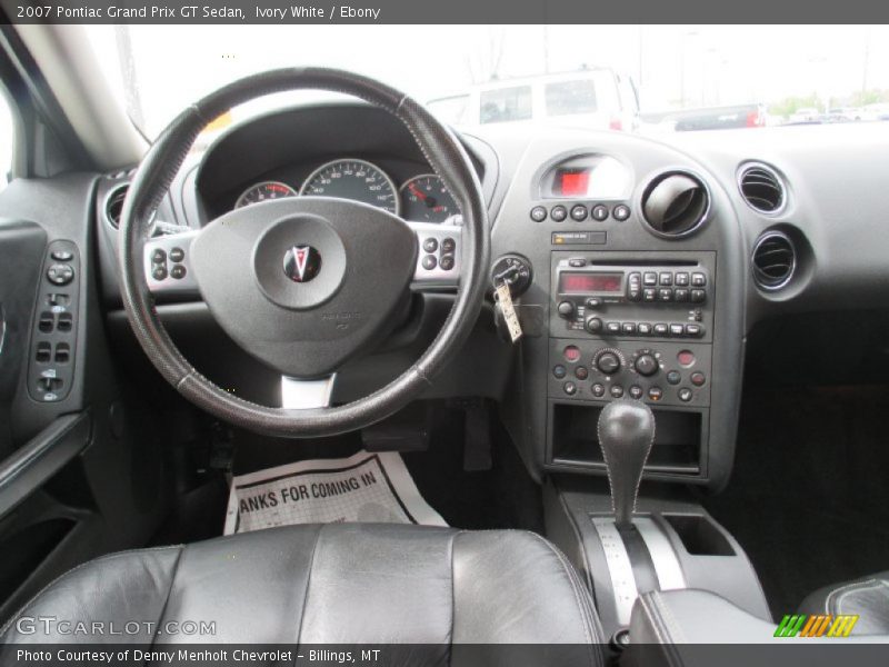 Ivory White / Ebony 2007 Pontiac Grand Prix GT Sedan