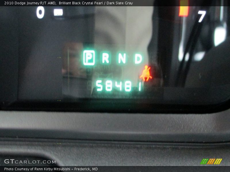Brilliant Black Crystal Pearl / Dark Slate Gray 2010 Dodge Journey R/T AWD