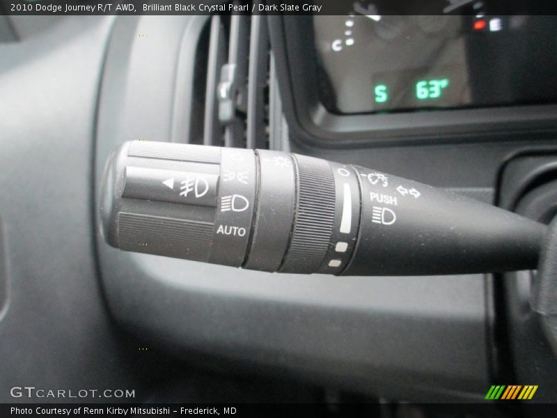 Brilliant Black Crystal Pearl / Dark Slate Gray 2010 Dodge Journey R/T AWD