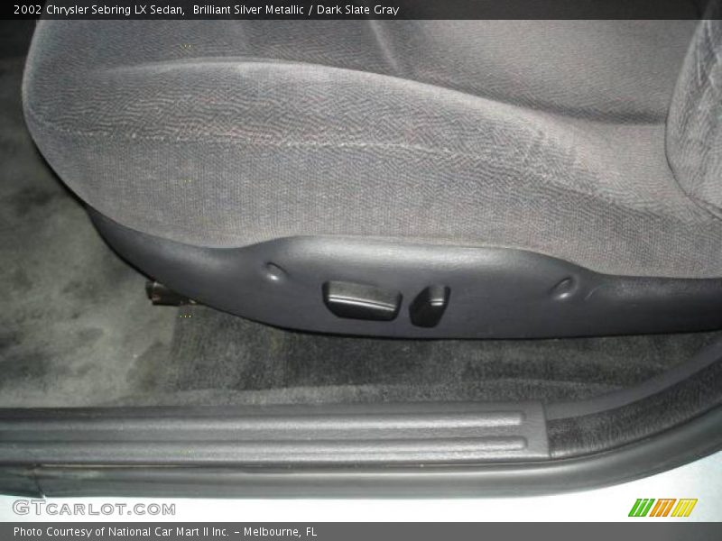 Brilliant Silver Metallic / Dark Slate Gray 2002 Chrysler Sebring LX Sedan