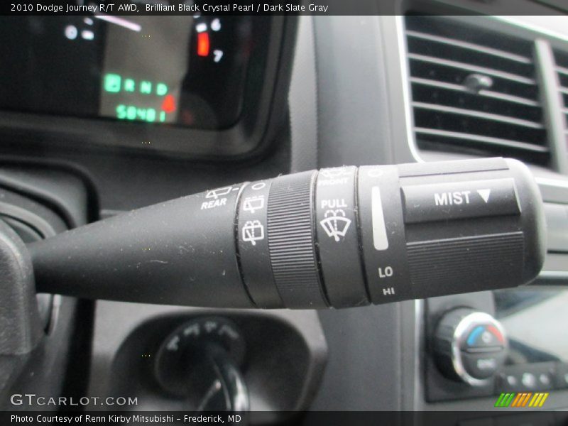 Brilliant Black Crystal Pearl / Dark Slate Gray 2010 Dodge Journey R/T AWD