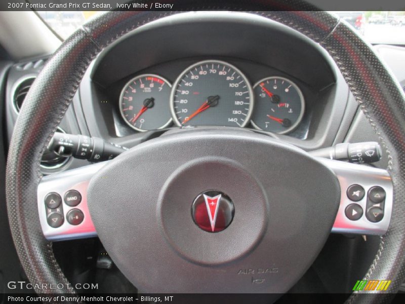 Ivory White / Ebony 2007 Pontiac Grand Prix GT Sedan