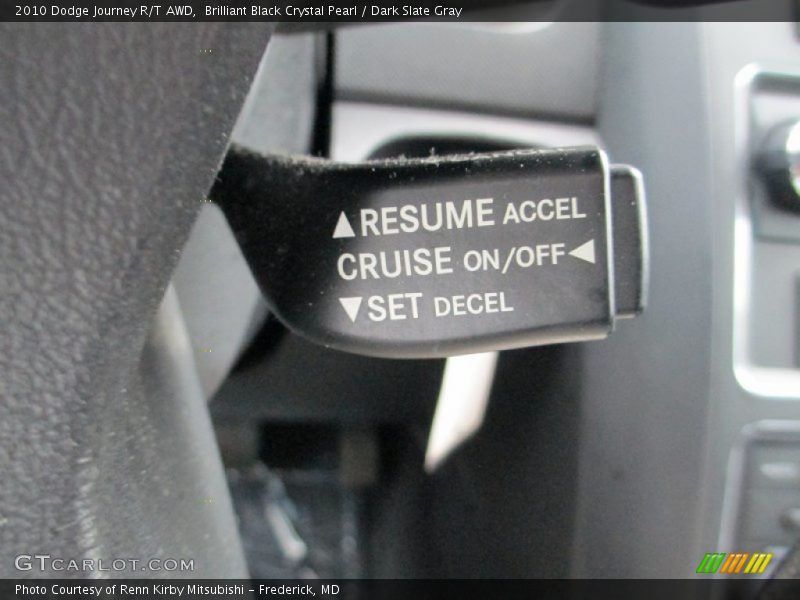 Brilliant Black Crystal Pearl / Dark Slate Gray 2010 Dodge Journey R/T AWD