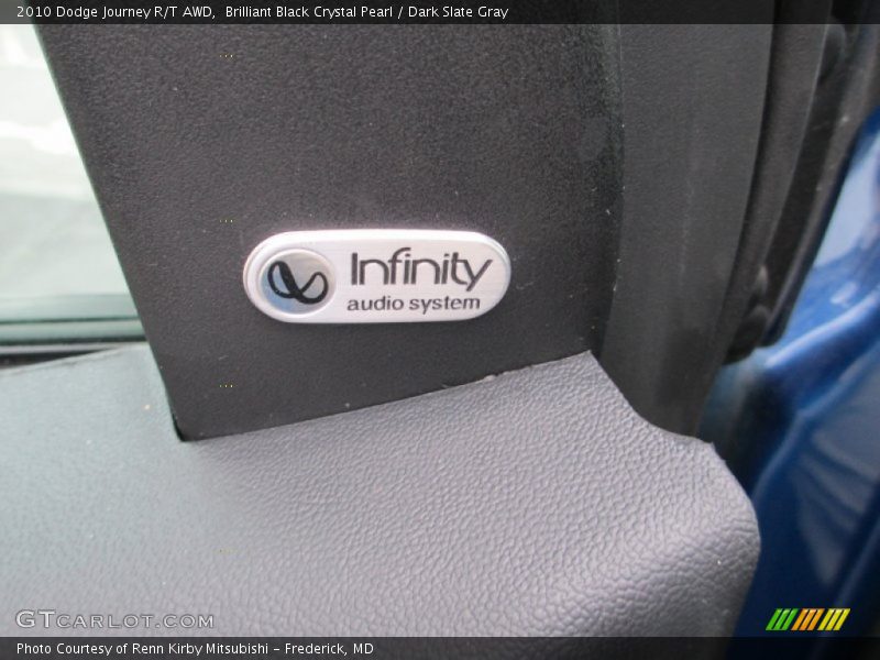 Brilliant Black Crystal Pearl / Dark Slate Gray 2010 Dodge Journey R/T AWD