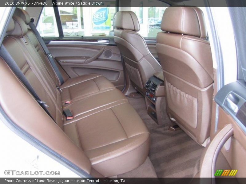 Rear Seat of 2010 X5 xDrive30i