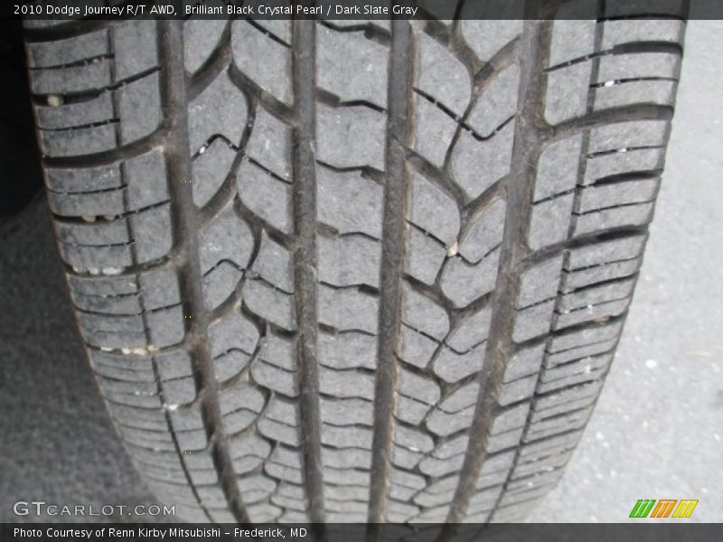 Brilliant Black Crystal Pearl / Dark Slate Gray 2010 Dodge Journey R/T AWD