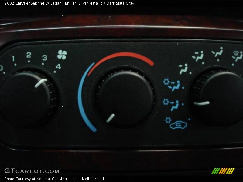 Brilliant Silver Metallic / Dark Slate Gray 2002 Chrysler Sebring LX Sedan
