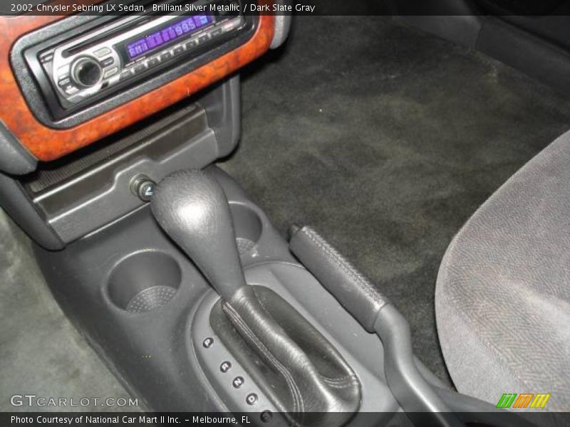 Brilliant Silver Metallic / Dark Slate Gray 2002 Chrysler Sebring LX Sedan