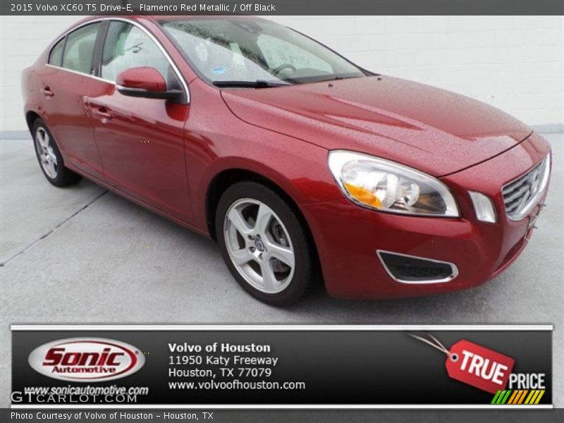 Flamenco Red Metallic / Off Black 2015 Volvo XC60 T5 Drive-E