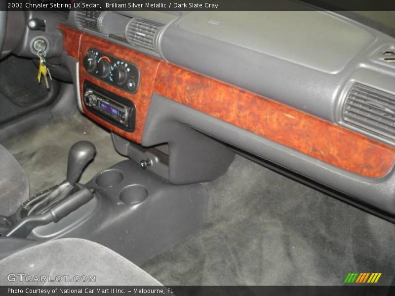 Brilliant Silver Metallic / Dark Slate Gray 2002 Chrysler Sebring LX Sedan