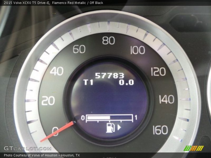 Flamenco Red Metallic / Off Black 2015 Volvo XC60 T5 Drive-E