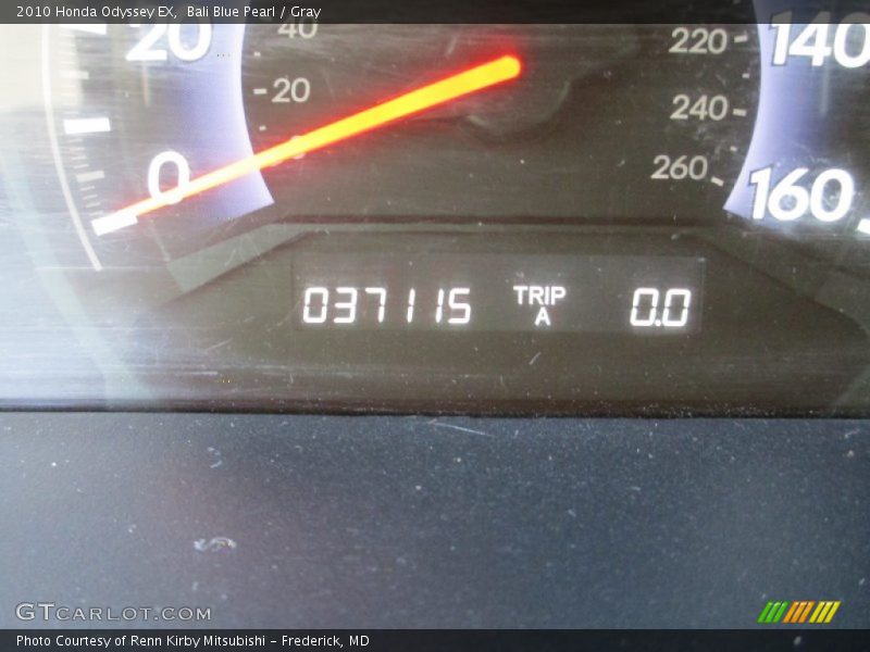 Bali Blue Pearl / Gray 2010 Honda Odyssey EX