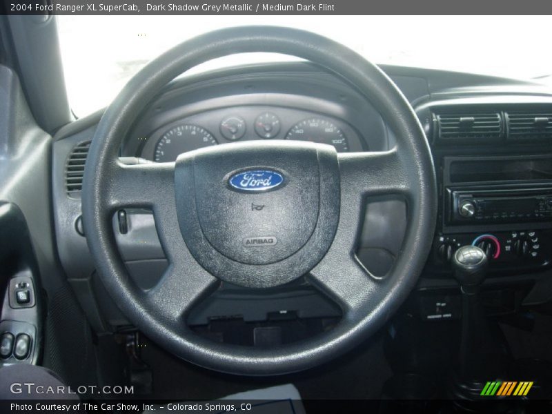 Dark Shadow Grey Metallic / Medium Dark Flint 2004 Ford Ranger XL SuperCab