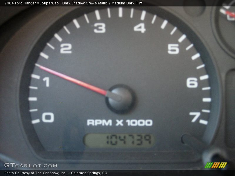 Dark Shadow Grey Metallic / Medium Dark Flint 2004 Ford Ranger XL SuperCab
