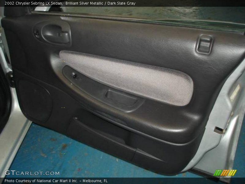 Brilliant Silver Metallic / Dark Slate Gray 2002 Chrysler Sebring LX Sedan