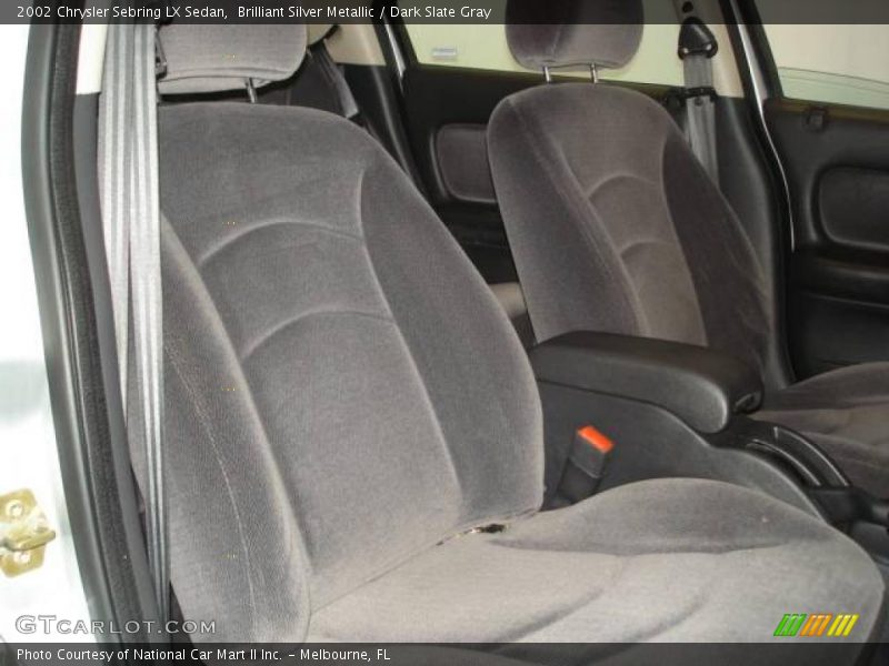 Brilliant Silver Metallic / Dark Slate Gray 2002 Chrysler Sebring LX Sedan