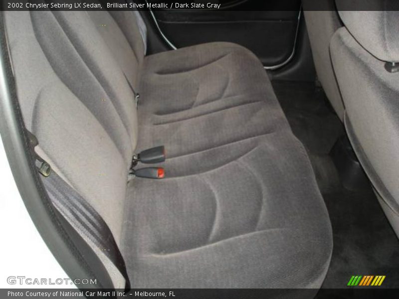 Brilliant Silver Metallic / Dark Slate Gray 2002 Chrysler Sebring LX Sedan