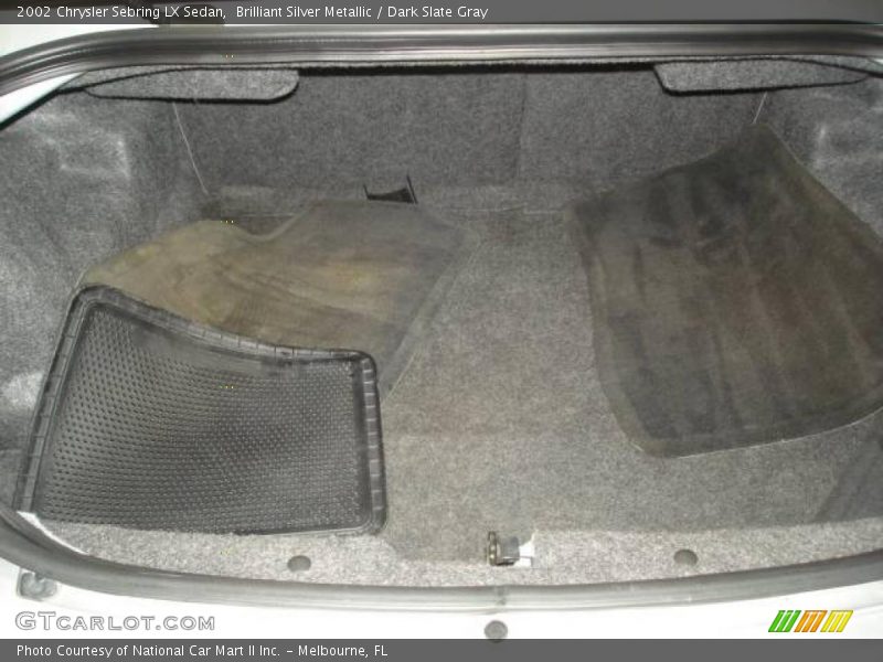 Brilliant Silver Metallic / Dark Slate Gray 2002 Chrysler Sebring LX Sedan
