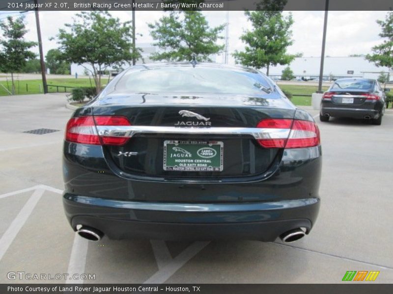 British Racing Green Metallic / Barley/Warm Charcoal 2014 Jaguar XF 2.0T