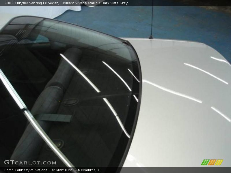 Brilliant Silver Metallic / Dark Slate Gray 2002 Chrysler Sebring LX Sedan