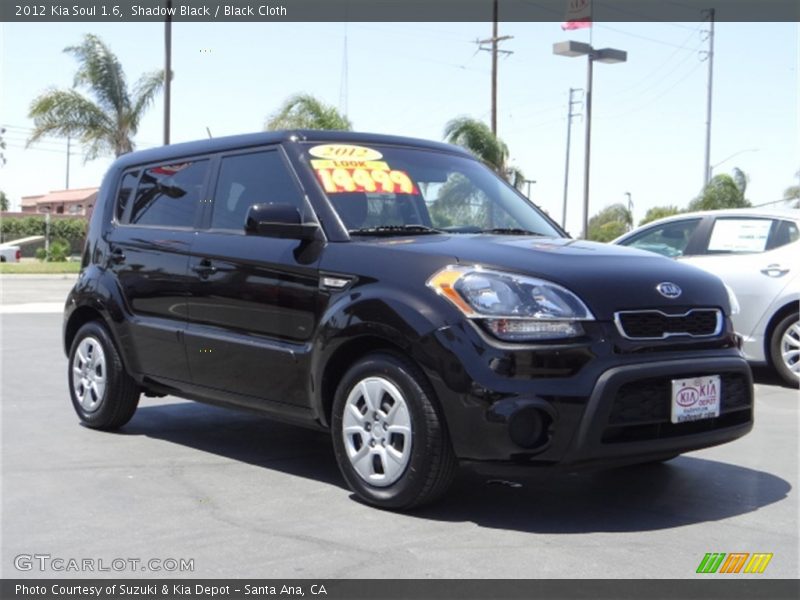 Shadow Black / Black Cloth 2012 Kia Soul 1.6