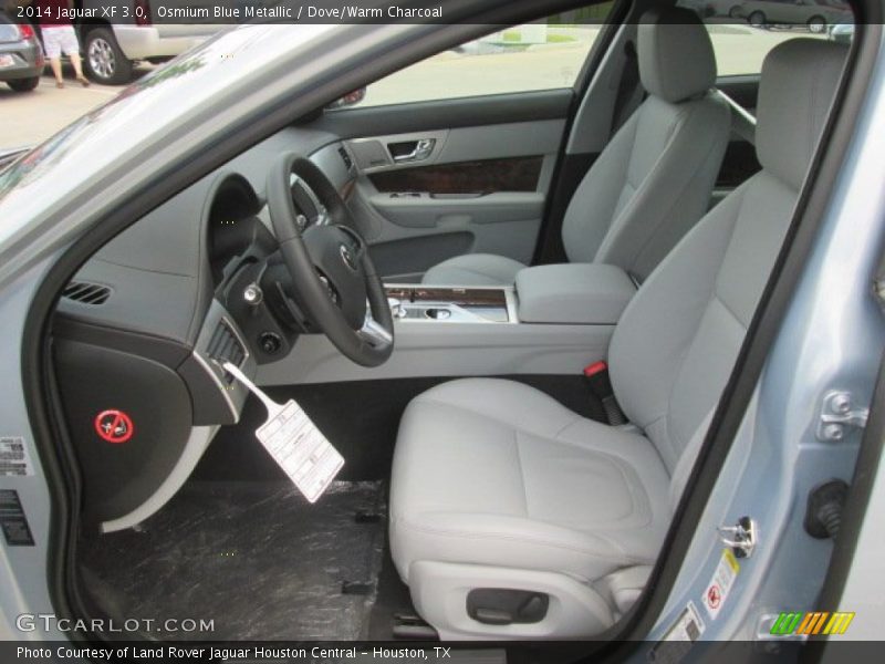 Osmium Blue Metallic / Dove/Warm Charcoal 2014 Jaguar XF 3.0