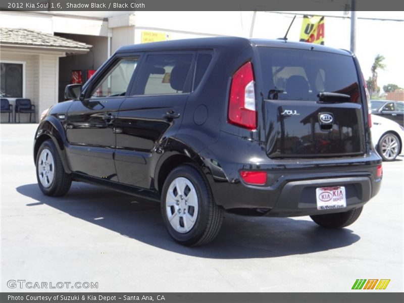 Shadow Black / Black Cloth 2012 Kia Soul 1.6