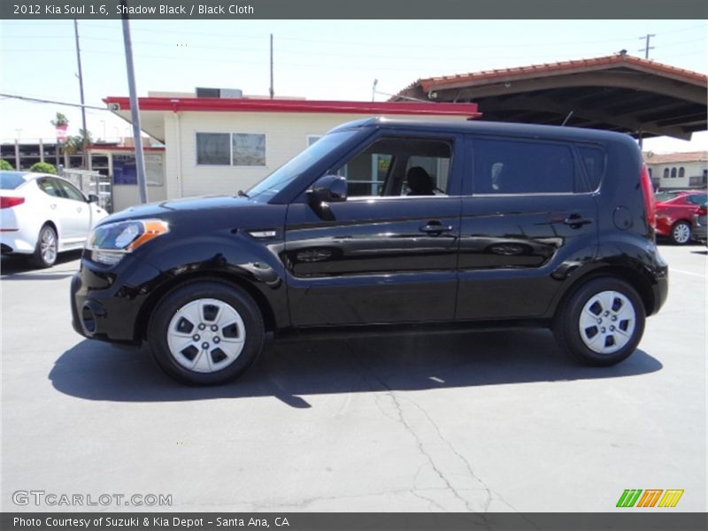 Shadow Black / Black Cloth 2012 Kia Soul 1.6