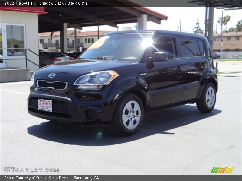 Shadow Black / Black Cloth 2012 Kia Soul 1.6