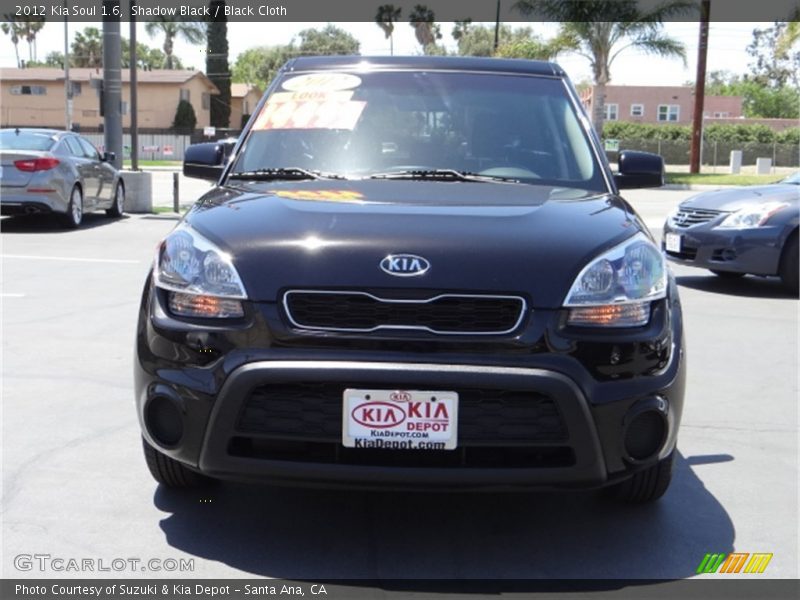 Shadow Black / Black Cloth 2012 Kia Soul 1.6