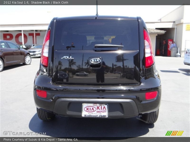 Shadow Black / Black Cloth 2012 Kia Soul 1.6