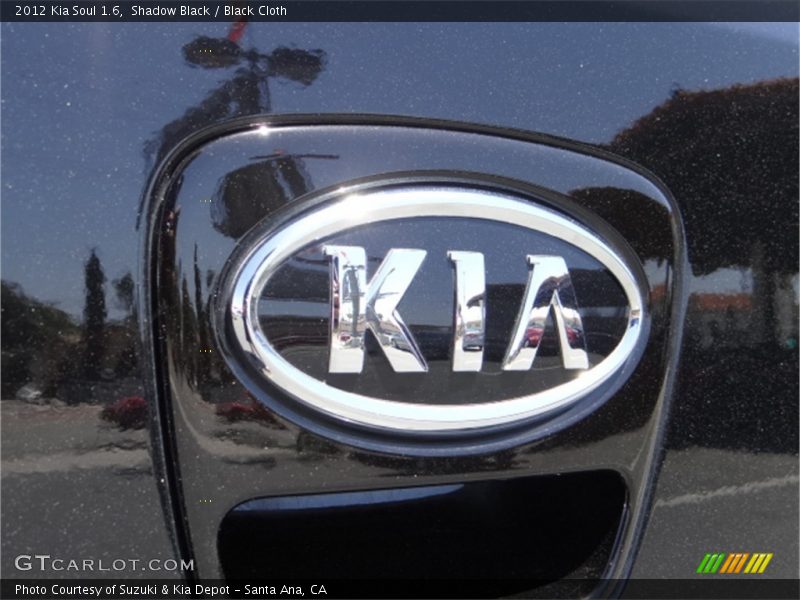 Shadow Black / Black Cloth 2012 Kia Soul 1.6