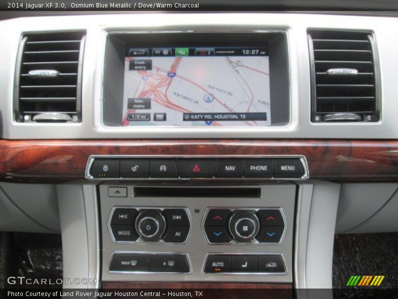 Osmium Blue Metallic / Dove/Warm Charcoal 2014 Jaguar XF 3.0