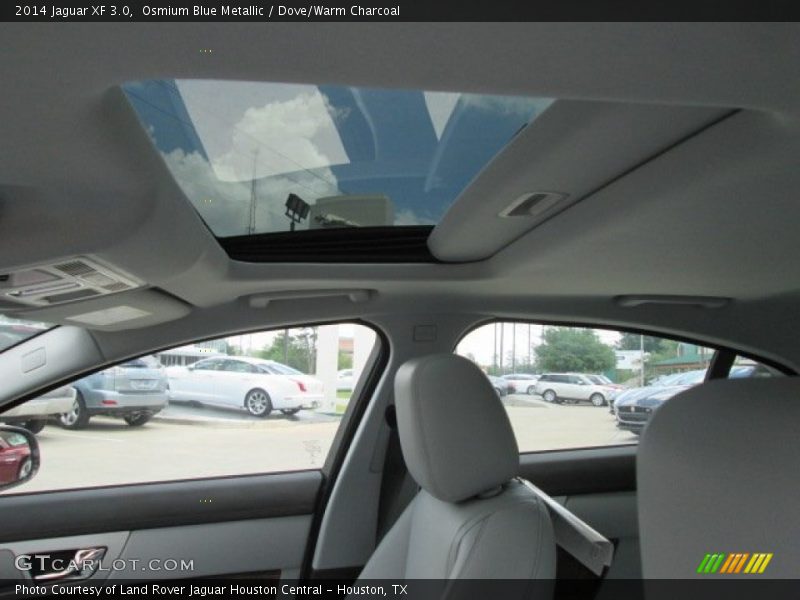 Osmium Blue Metallic / Dove/Warm Charcoal 2014 Jaguar XF 3.0
