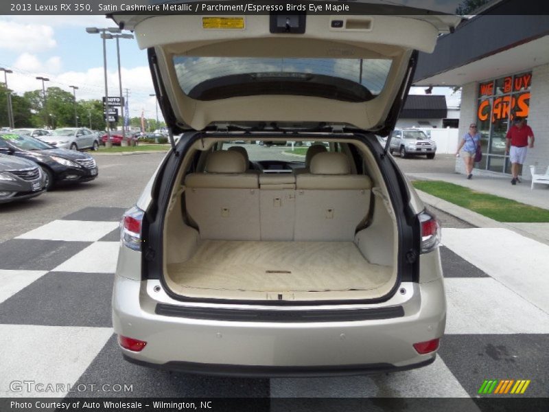 Satin Cashmere Metallic / Parchment/Espresso Birds Eye Maple 2013 Lexus RX 350
