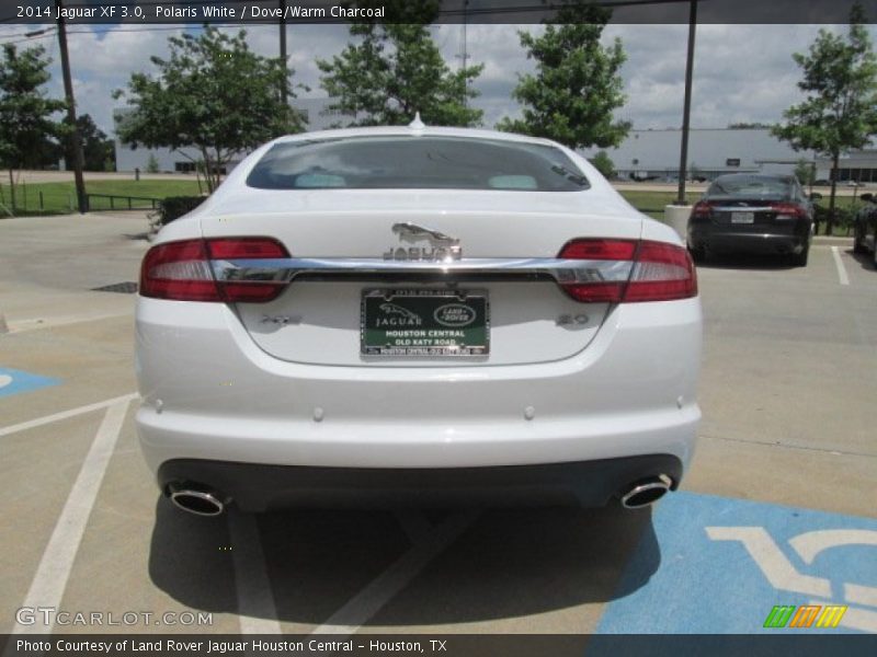 Polaris White / Dove/Warm Charcoal 2014 Jaguar XF 3.0