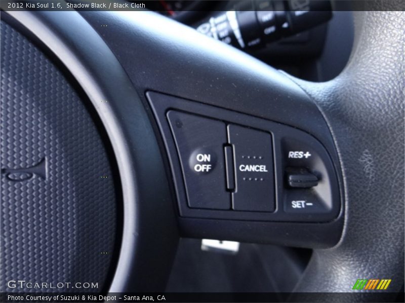 Shadow Black / Black Cloth 2012 Kia Soul 1.6