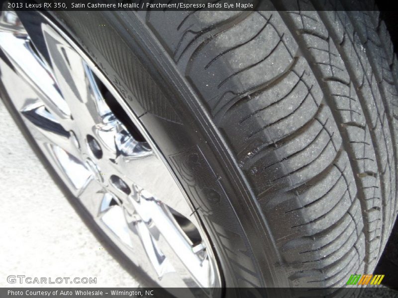 Satin Cashmere Metallic / Parchment/Espresso Birds Eye Maple 2013 Lexus RX 350