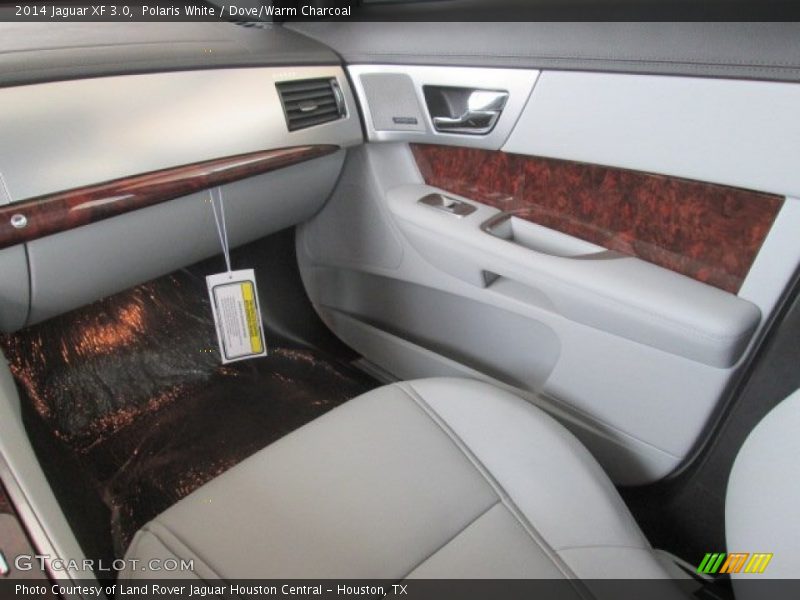 Polaris White / Dove/Warm Charcoal 2014 Jaguar XF 3.0