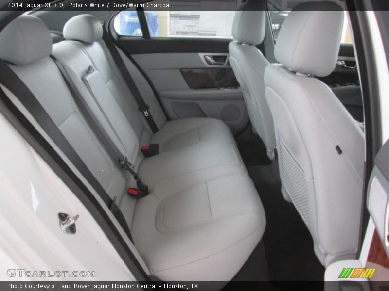 Polaris White / Dove/Warm Charcoal 2014 Jaguar XF 3.0