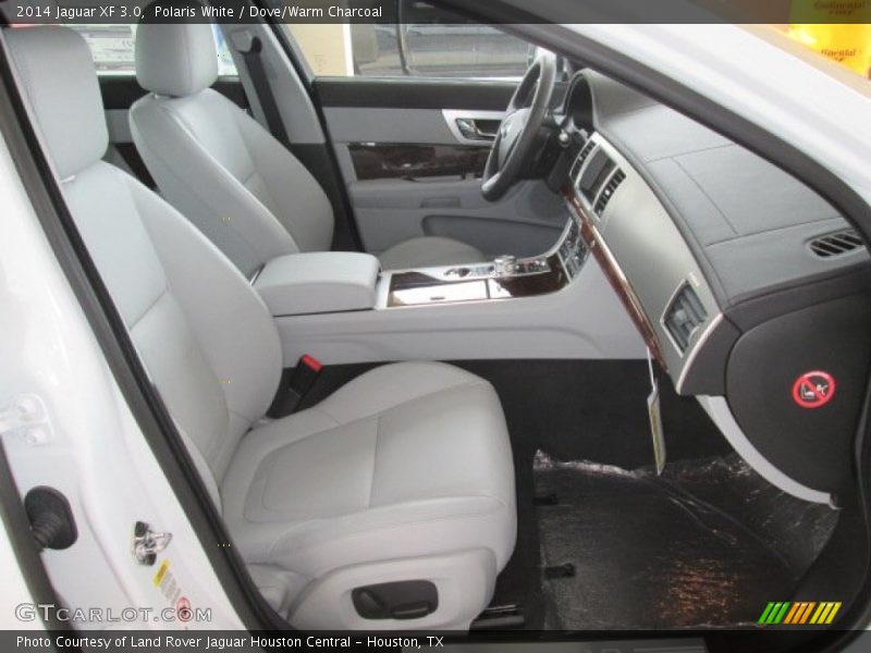 Polaris White / Dove/Warm Charcoal 2014 Jaguar XF 3.0